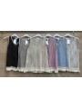 Bluzki damskie wlolskie,size uni ,paczka 6szt, mix kolor