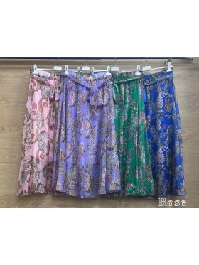 Spódnica długa damskie wlolskie,size uni ,paczka 6szt, mix kolor