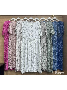 Sukienki damskie wlolskie,size uni ,paczka 6szt, mix kolor