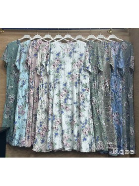 Sukienki damskie wlolskie,size uni ,paczka 6szt, mix kolor