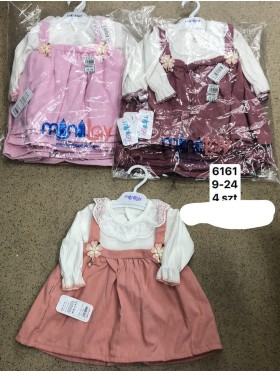 Sukienka  DZIECIĘCA ,size 9-24m,paczka 4szt,1kolor