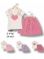 Komplety DZIECIĘCA ,size 2-5 lat,paczka 4szt,1kolor