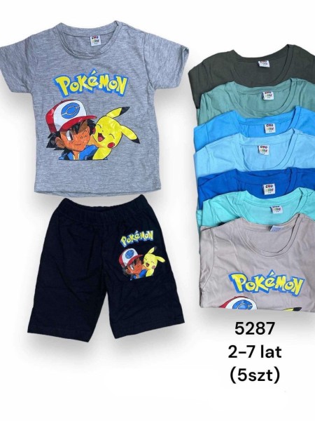 Komplety DZIECIĘCA ,size 2-7 lat,paczka 5szt,1kolor