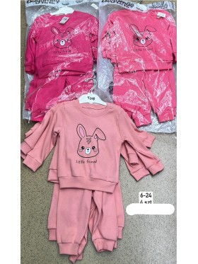 Komplety DZIECIĘCA ,size 6-24m,paczka 4szt,1kolor