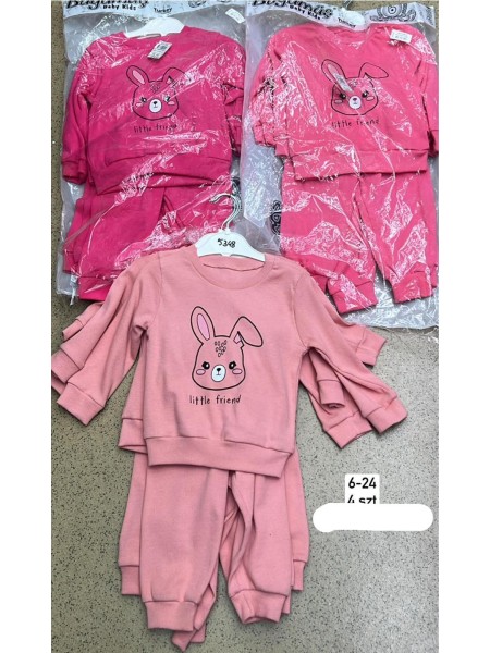 Komplety DZIECIĘCA ,size 6-24m,paczka 4szt,1kolor