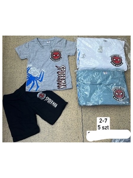 Komplety DZIECIĘCA ,size 2-7 lat,paczka 5szt,1kolor