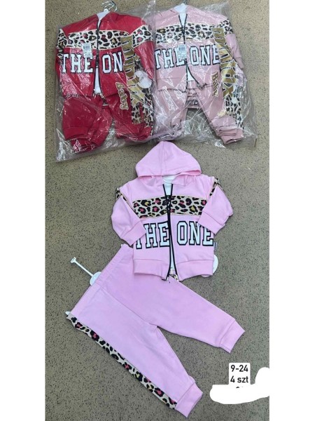 Komplety DZIECIĘCA ,size 9-24m,paczka 4szt,1kolor