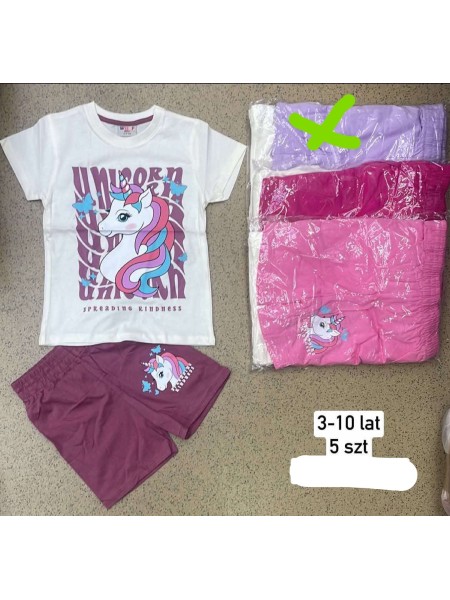 Komplety DZIECIĘCA ,size 3-10 lat,paczka 5szt,1kolor