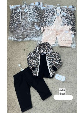 Komplety DZIECIĘCA ,size 6-24m,paczka 4szt,1kolor