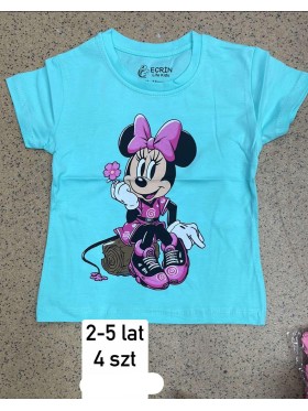 Bluzki DZIECIĘCA ,size 2-5 lat,paczka 4szt,1kolor