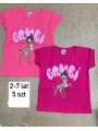 Bluzki DZIECIĘCA ,size 2-7 lat,paczka 5szt,1kolor