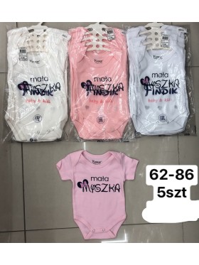 Body  DZIECIĘCA ,size  62-86,paczka 5szt,1kolor