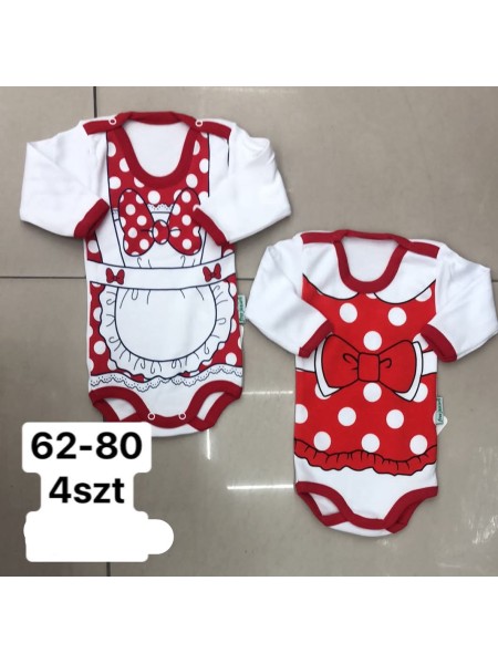 Body  DZIECIĘCA ,size  62-80,paczka 4szt,1kolor
