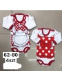 Body  DZIECIĘCA ,size  62-80,paczka 4szt,1kolor