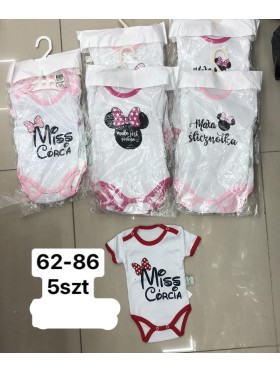 Body  DZIECIĘCA ,size  62-86,paczka 5szt,1kolor