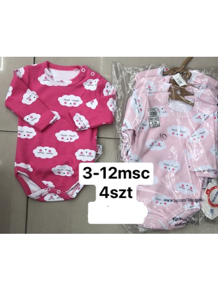 Body  DZIECIĘCA ,size  3-12m,paczka 4szt,1kolor