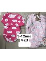 Body  DZIECIĘCA ,size  3-12m,paczka 4szt,1kolor