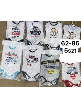 Body  DZIECIĘCA ,size  62-86,paczka 5szt,1kolor
