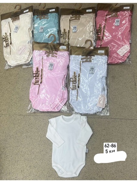Body  DZIECIĘCA ,size  62-86,paczka 5szt,1kolor