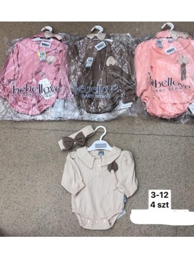 Body  DZIECIĘCA ,size  3-12m,paczka 4szt,1kolor