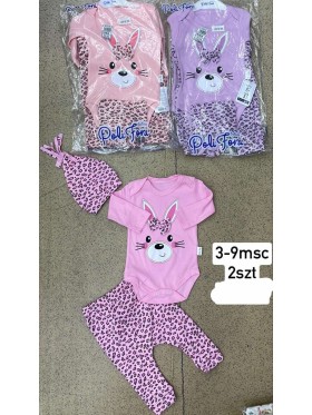 Komplety DZIECIĘCA ,size 3-9m,paczka 2szt,1kolor