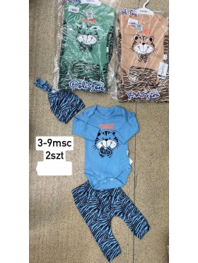 Komplety DZIECIĘCA ,size 3-9m,paczka 2szt,1kolor