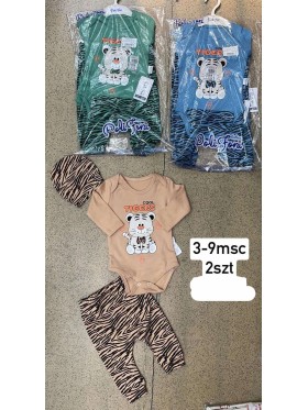Komplety DZIECIĘCA ,size 3-9m,paczka 2szt,1kolor