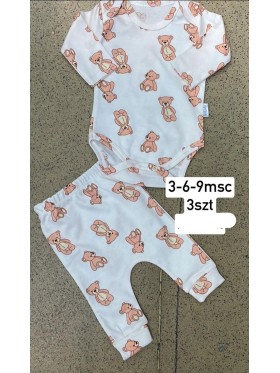 Komplety DZIECIĘCA ,size 3-9m,paczka 2szt,1kolor