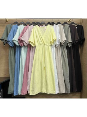 Sukienki damskie wlolskie,size uni ,paczka 6szt, mix kolor
