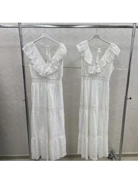 Sukienki damskie wlolskie,size uni ,paczka 6szt, 1kolor