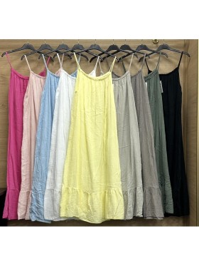 Sukienki damskie wlolskie,size uni ,paczka 6szt, mix kolor