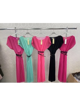 Sukienki damskie wlolskie,size uni ,paczka 6szt, mix kolor