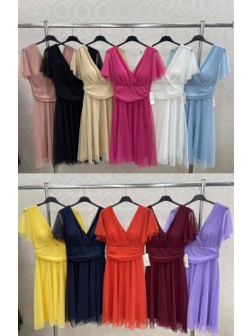 Sukienki damskie wlolskie,size uni ,paczka 6szt, mix kolor