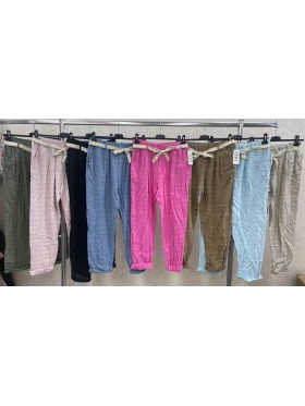 Spodnie damskie wlolskie,size uni ,paczka 6szt, mix kolor