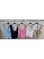 Bluzki damskie wlolskie,size uni ,paczka 6szt, mix kolor