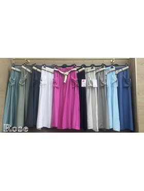 Spódnica długa damskie wlolskie,size uni ,paczka 6szt, mix kolor