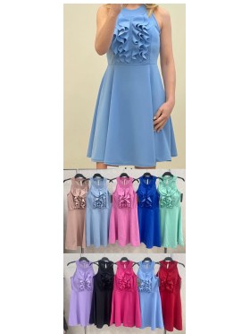 Sukienki damskie wlolskie,size uni ,paczka 6szt, mix kolor