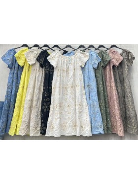 Sukienki damskie wlolskie,size uni ,paczka 6szt, mix kolor
