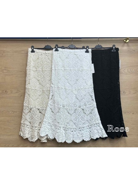 Spódnica długa damskie wlolskie,size uni ,paczka 6szt, mix kolor