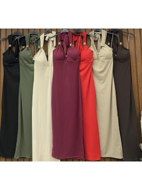 Sukienki damskie wlolskie,size uni ,paczka 6szt, mix kolor