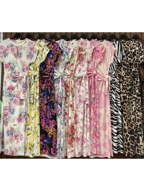 Sukienki damskie wlolskie,size uni ,paczka 6szt, mix kolor
