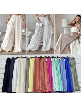 Spodnie damskie wlolskie,size uni ,paczka 6szt, mix kolor