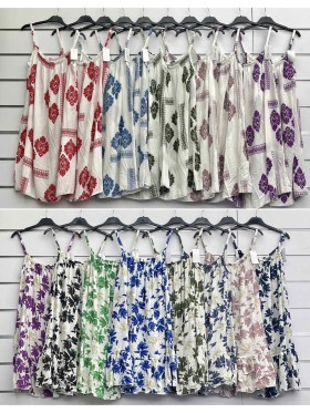 Sukienki damskie wlolskie,size uni ,paczka 6szt, mix kolor
