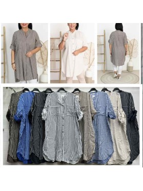 Tuniki damskie wlolskie,size uni ,paczka 6szt, mix kolor