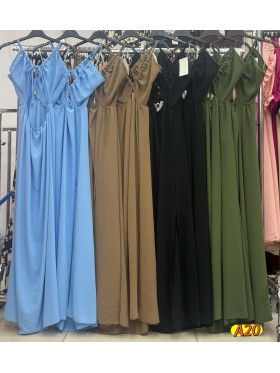 Sukienki damskie wlolskie,size uni ,paczka 6szt, mix kolor