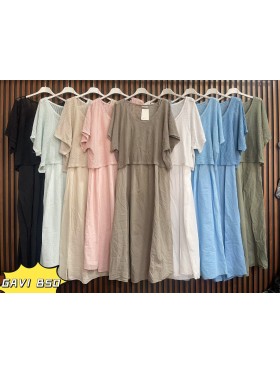 Sukienki damskie wlolskie,size uni ,paczka 6szt, mix kolor