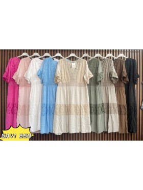 Sukienki damskie wlolskie,size uni ,paczka 6szt, mix kolor
