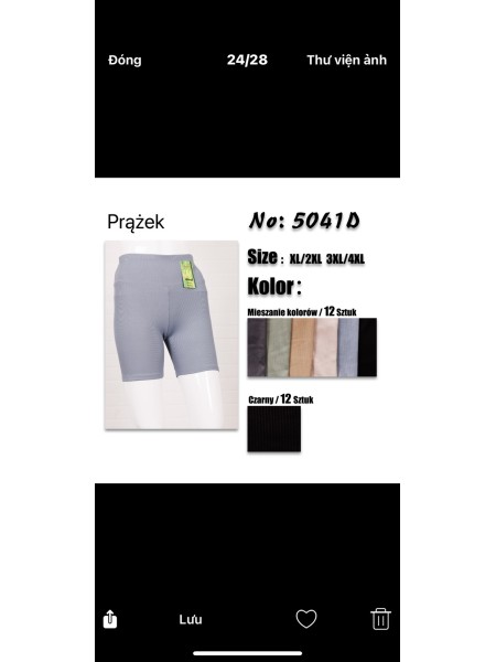 Legginsy damskie ,  Size  XL-4XL ,paczka 12szt,MIX kolor