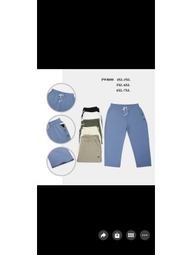 Rybaczki damskie ,  Size 4-7XL ,paczka 12szt,MIX kolor