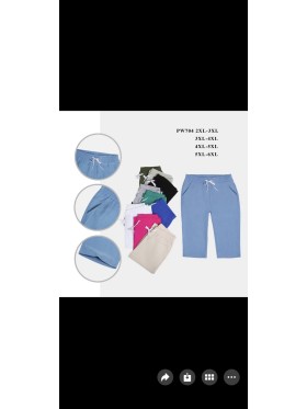 Rybaczki damskie ,  Size 2-6XL ,paczka 12szt,MIX kolor